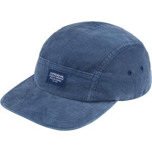 Supreme Corduroy Pocket Camp Cap Blue FW24